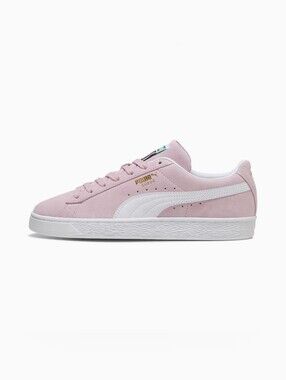 Puma Suede Women's Sneakers in Pale Pink with White Formstrip